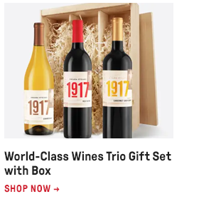 World-Class Wines Trio Gift Set with Box