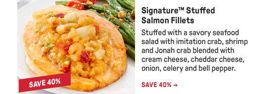 Signature™ Stuffed Salmon Fillets