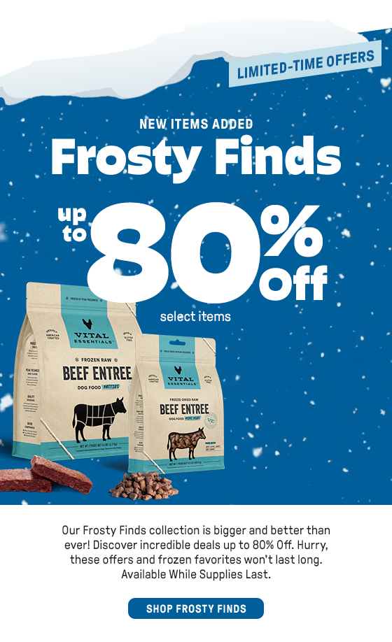 NEW ITEMS ADDED Frosty Finds upto 80% Off