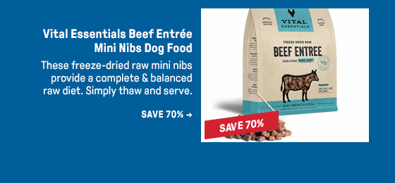 Vital Essentials Beef Entrée Mini Nibs Dog Food