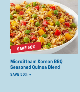 MicroSteam Korean BBQ Seasoned Quinoa Blend