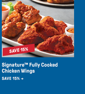 Signature™ Fully Cooked Chicken Wings