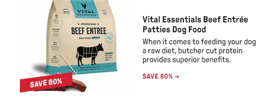 Vital Essentials Beef Entrée Patties Dog Food