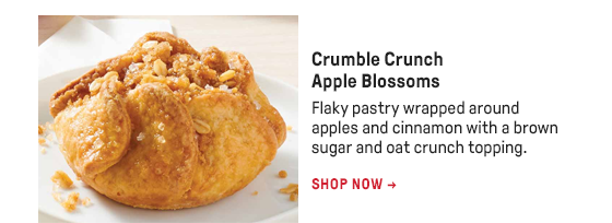 Crumble Crunch Apple Blossoms