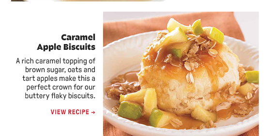 Caramel Apple Biscuits