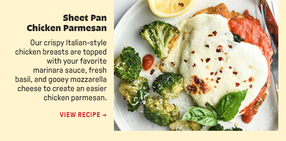 Sheet Pan Chicken Parmesan