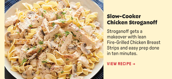 Slow-Cooker Chicken Stroganoff