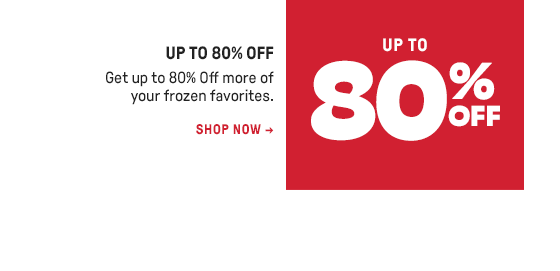 UP TO 80% OFF