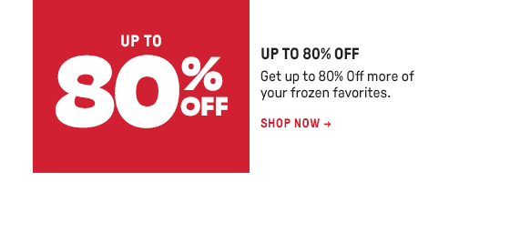 UP TO 80% OFF