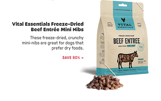 Vital Essentials Freeze-Dried Beef Entrée Mini Nibs