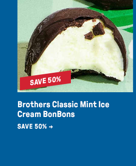 Brothers Classic Mint Ice Cream BonBons