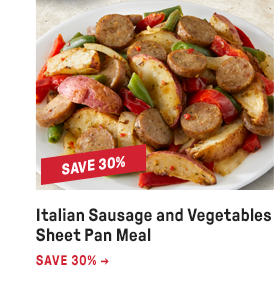 Italian Sausage and Vegetables Sheet Pan Meal