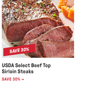 USDA Select Beef Top Sirloin Steaks