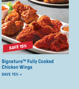 Signature™ Fully Cooked Chicken Wings