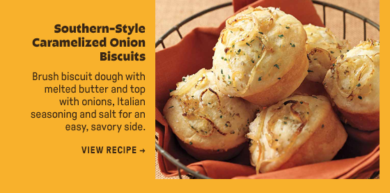 Southern-Style Caramelized Onion Biscuits