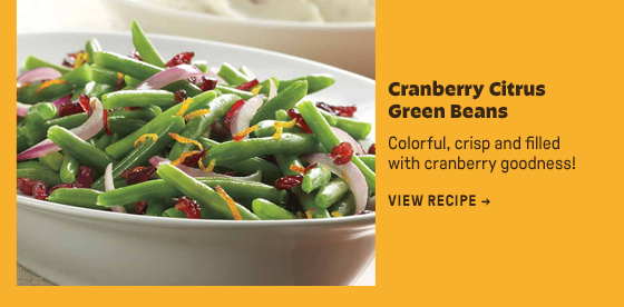 Cranberry Citrus Green Beans