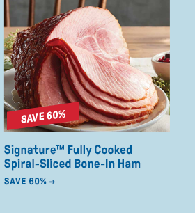 Signature™ Fully Cooked Spiral-Sliced Bone-In Ham