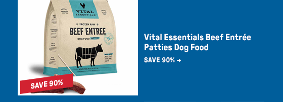 Vital Essentials Beef Entrée Patties Dog Food