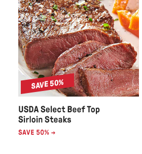 USDA Select Beef Top Sirloin Steaks