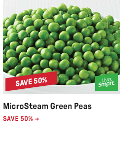 MicroSteam Green Peas