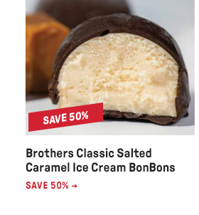 Brothers Classic Salted Caramel Ice Cream BonBons