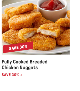 Fully Cooked Breaded Chicken Nuggets