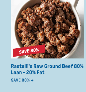 Rastelli's Raw Ground Beef 80% Lean - 20% Fat