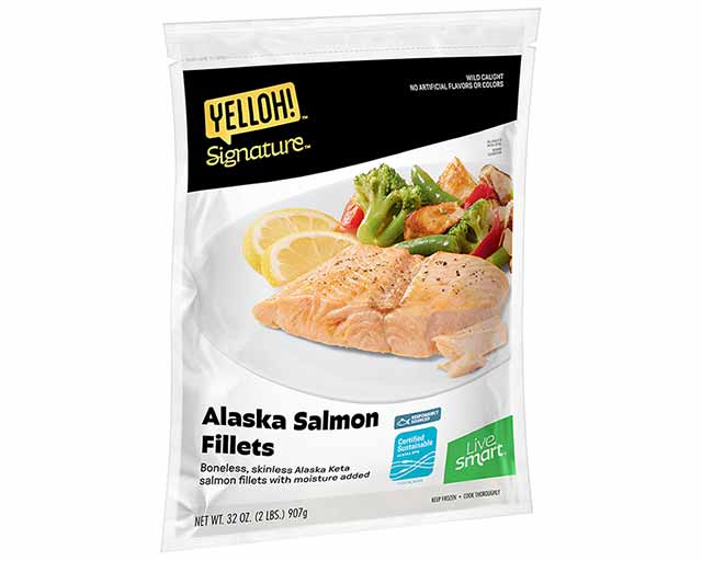 Alaska Salmon Fillets | Frozen Seafood Delivery | Yelloh