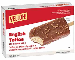 English Toffee Ice Cream Bars | Ice Cream Delivery | Yelloh