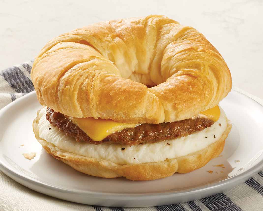 SAUSAGE EGG & CHEESE CROISSANT