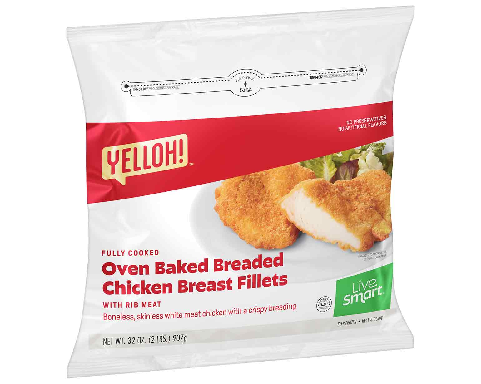 Oven-Baked Breaded Chicken Breast Fillets Delivered | Yelloh