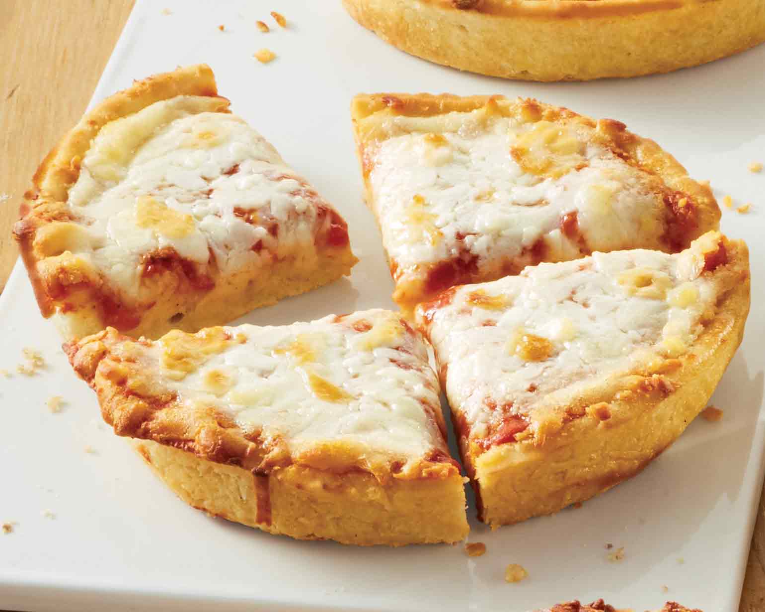 Individual Deep Dish Pizzas