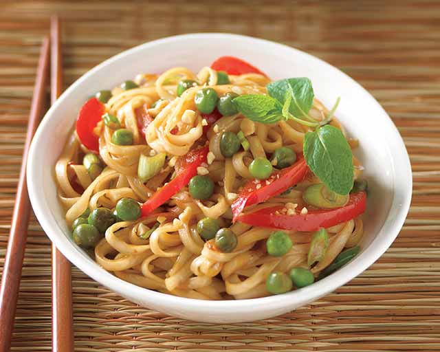 Asian Pea and Noodles - Yelloh